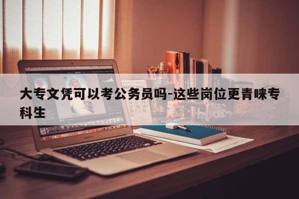 大专文凭可以考公务员吗-这些岗位更青睐专科生